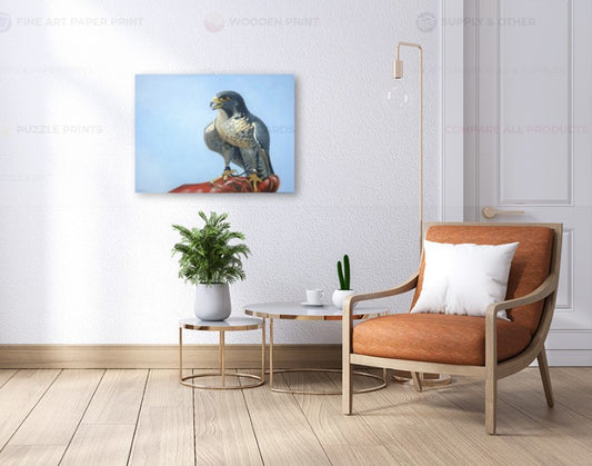 Peregrine Falcon - The Speed Merchant | Falconry Canvas Print